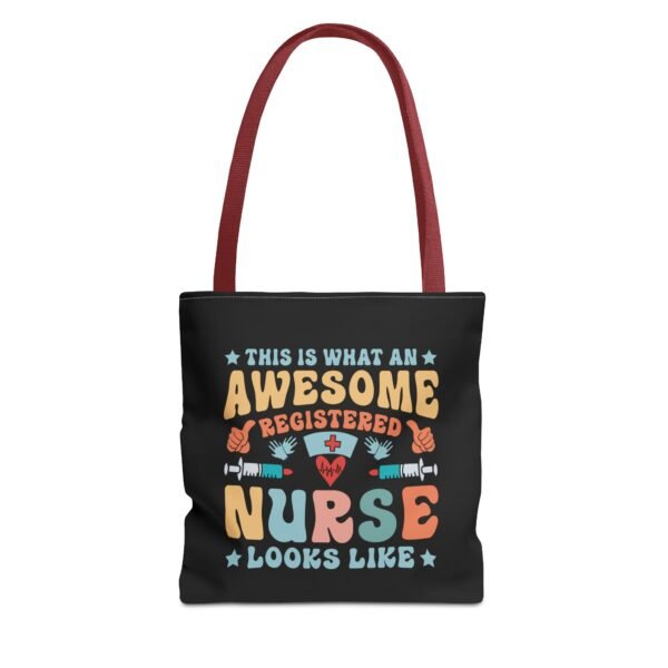 Awesome Nurse Tote Bag - Perfect Gift for Nurses, Healthcare Workers, Appreciation, Birthday, Everyday Use, Fun, Colorful Design - Image 13
