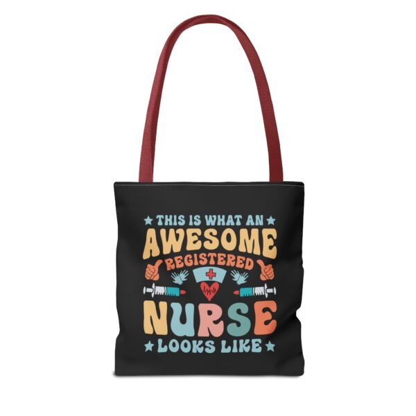 Awesome Nurse Tote Bag - Perfect Gift for Nurses, Healthcare Workers, Appreciation, Birthday, Everyday Use, Fun, Colorful Design - Image 14