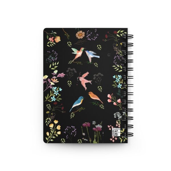 Birds With Wild Flowers Spiral Bound Journal - Image 2