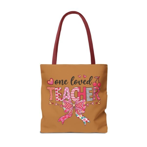 One Loved Teacher Tote Bag, Appreciation Gift for Educators, Cute Teacher Bag, Back to School Tote, Classroom Essentials, Teacher - Image 22
