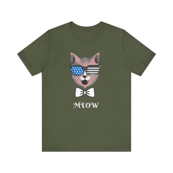 Meow Unisex Jersey Short Sleeve Tee - Image 9