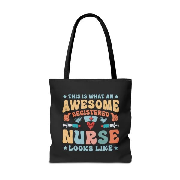 Awesome Nurse Tote Bag - Perfect Gift for Nurses, Healthcare Workers, Appreciation, Birthday, Everyday Use, Fun, Colorful Design - Image 10