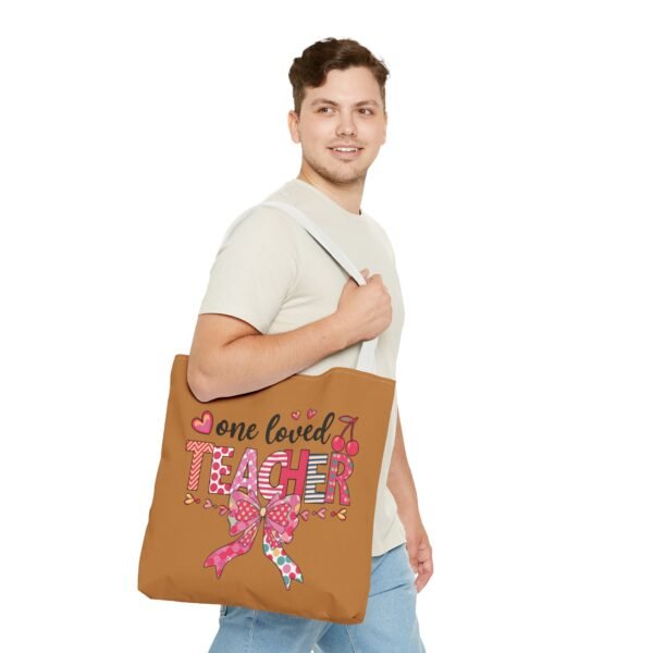 One Loved Teacher Tote Bag, Appreciation Gift for Educators, Cute Teacher Bag, Back to School Tote, Classroom Essentials, Teacher - Image 35