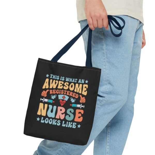 Awesome Nurse Tote Bag - Perfect Gift for Nurses, Healthcare Workers, Appreciation, Birthday, Everyday Use, Fun, Colorful Design - Image 51