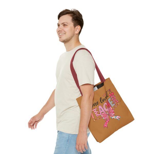 One Loved Teacher Tote Bag, Appreciation Gift for Educators, Cute Teacher Bag, Back to School Tote, Classroom Essentials, Teacher - Image 19