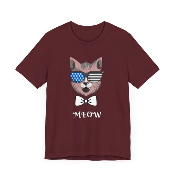 Meow Unisex Jersey Short Sleeve Tee - Image 31