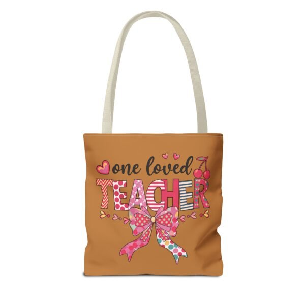 One Loved Teacher Tote Bag, Appreciation Gift for Educators, Cute Teacher Bag, Back to School Tote, Classroom Essentials, Teacher - Image 38