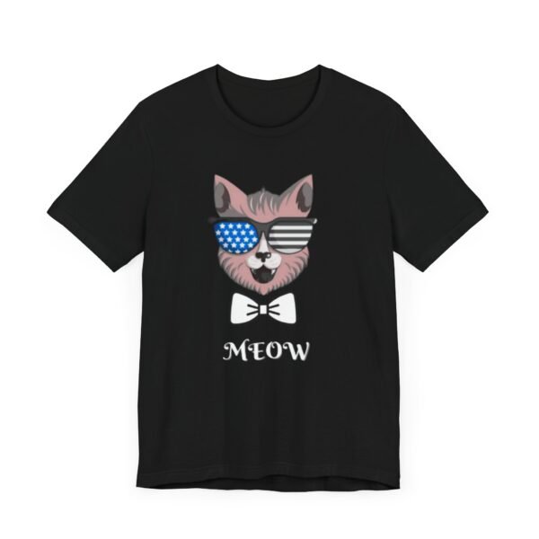 Meow Unisex Jersey Short Sleeve Tee - Image 7
