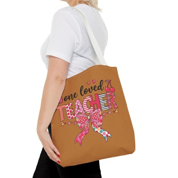 One Loved Teacher Tote Bag, Appreciation Gift for Educators, Cute Teacher Bag, Back to School Tote, Classroom Essentials, Teacher - Image 32