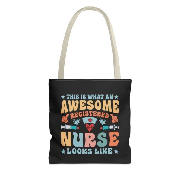 Awesome Nurse Tote Bag - Perfect Gift for Nurses, Healthcare Workers, Appreciation, Birthday, Everyday Use, Fun, Colorful Design - Image 37