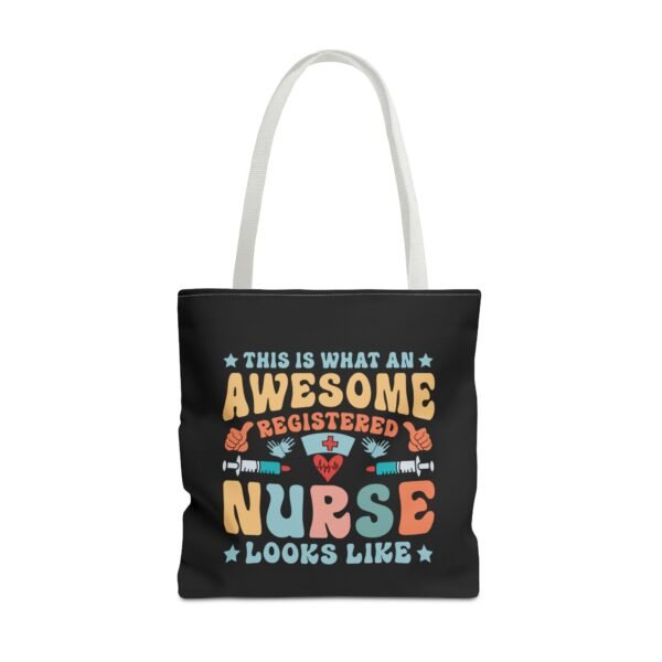 Awesome Nurse Tote Bag - Perfect Gift for Nurses, Healthcare Workers, Appreciation, Birthday, Everyday Use, Fun, Colorful Design - Image 33