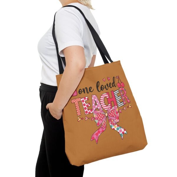 One Loved Teacher Tote Bag, Appreciation Gift for Educators, Cute Teacher Bag, Back to School Tote, Classroom Essentials, Teacher - Image 12