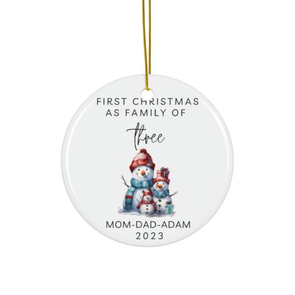 First Christmas Family of 3 (D)