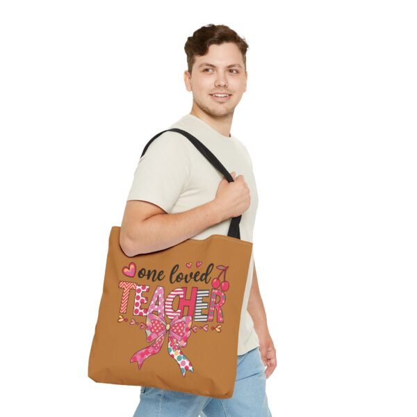 One Loved Teacher Tote Bag, Appreciation Gift for Educators, Cute Teacher Bag, Back to School Tote, Classroom Essentials, Teacher - Image 11