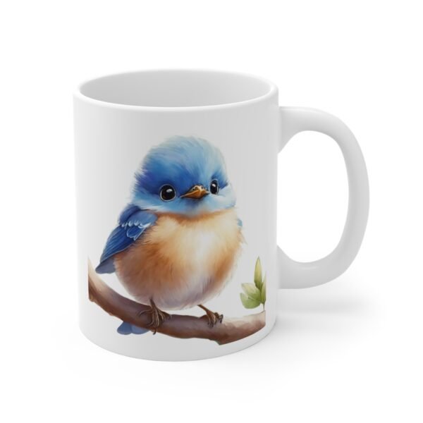 Adorable Baby Blue Bird Mug For Bird Lovers - Image 4