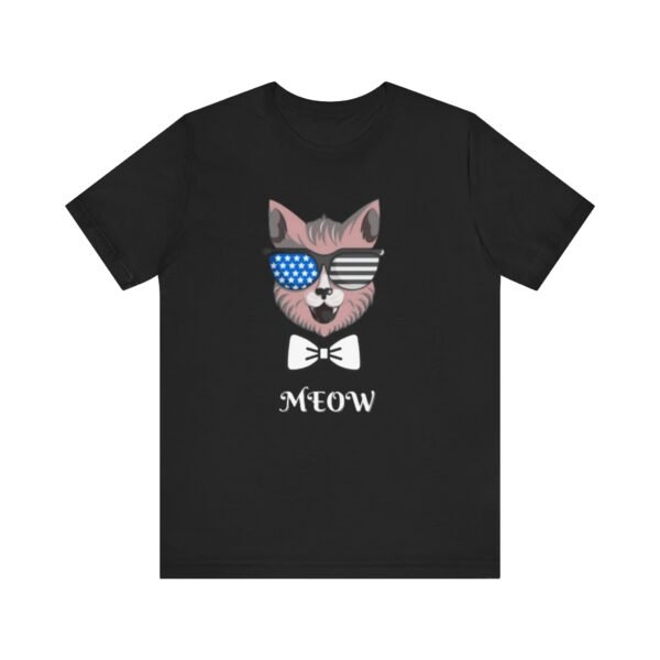 Meow Unisex Jersey Short Sleeve Tee - Image 5