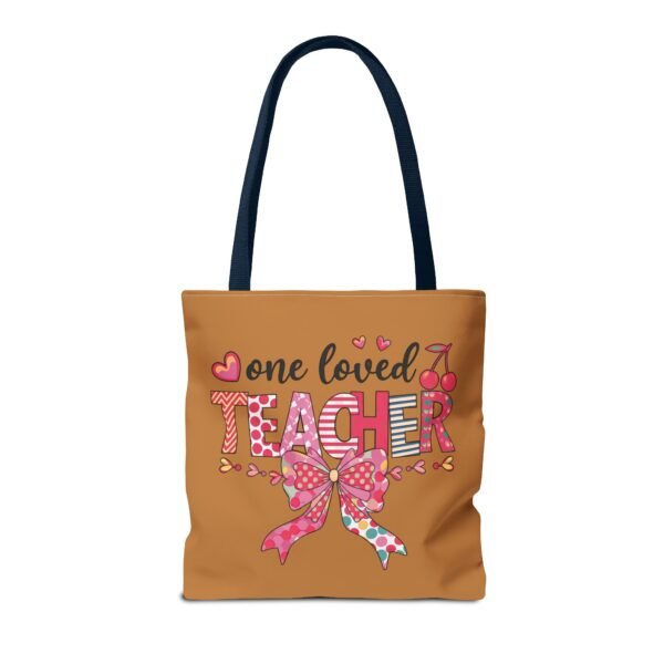 One Loved Teacher Tote Bag, Appreciation Gift for Educators, Cute Teacher Bag, Back to School Tote, Classroom Essentials, Teacher - Image 54