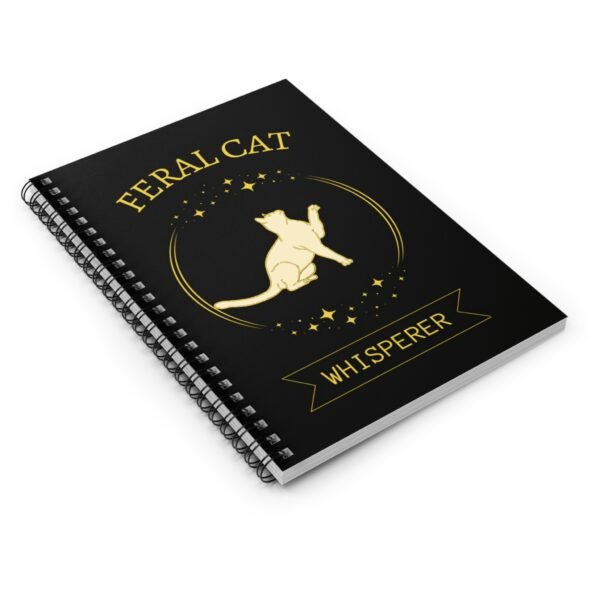 Feral Cat Whisperer Spiral Notebook - Ruled Line - Image 3