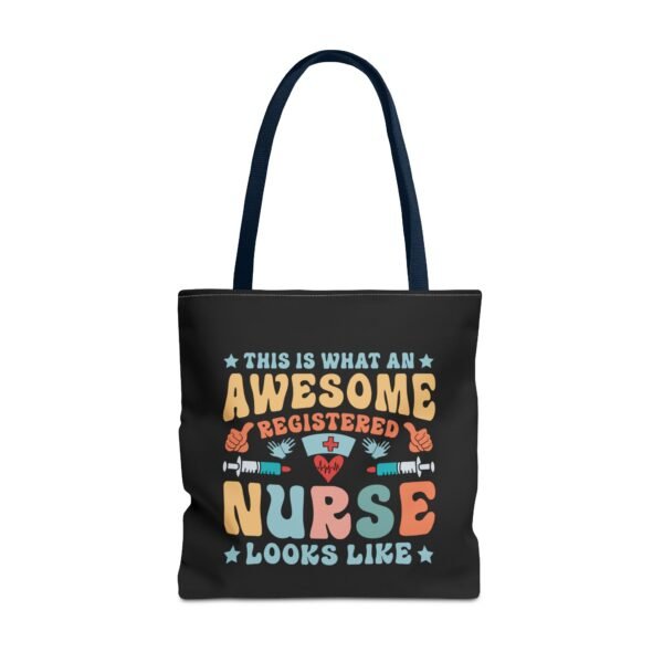 Awesome Nurse Tote Bag - Perfect Gift for Nurses, Healthcare Workers, Appreciation, Birthday, Everyday Use, Fun, Colorful Design - Image 57