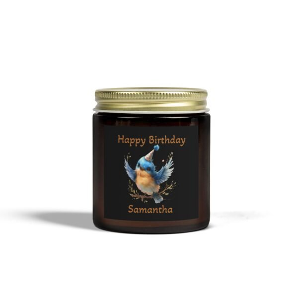 🎂 Personalized Happy Birthday Bluebird Candle – 4oz| Multiple Scents - Image 53