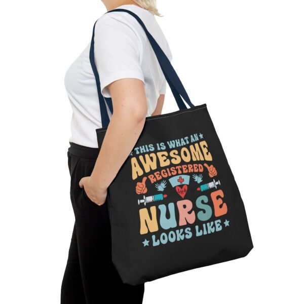 Awesome Nurse Tote Bag - Perfect Gift for Nurses, Healthcare Workers, Appreciation, Birthday, Everyday Use, Fun, Colorful Design - Image 60