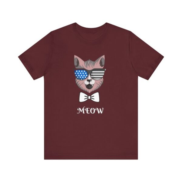 Meow Unisex Jersey Short Sleeve Tee - Image 29