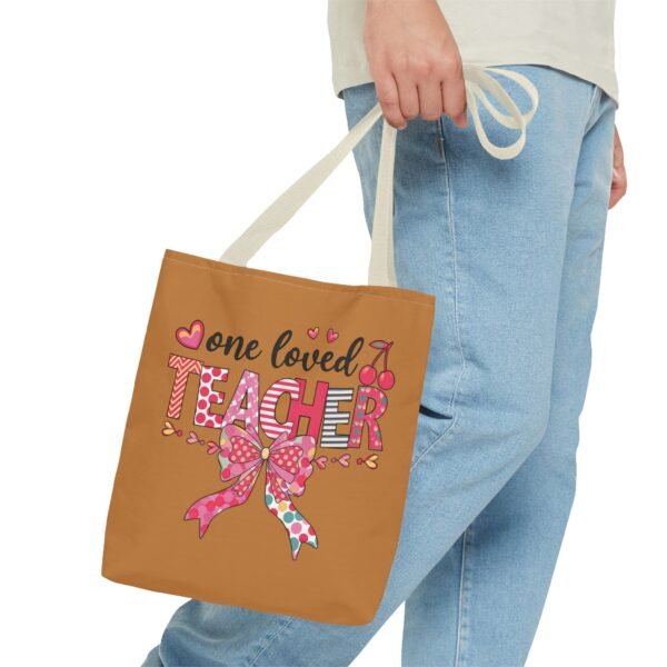 One Loved Teacher Tote Bag, Appreciation Gift for Educators, Cute Teacher Bag, Back to School Tote, Classroom Essentials, Teacher - Image 39
