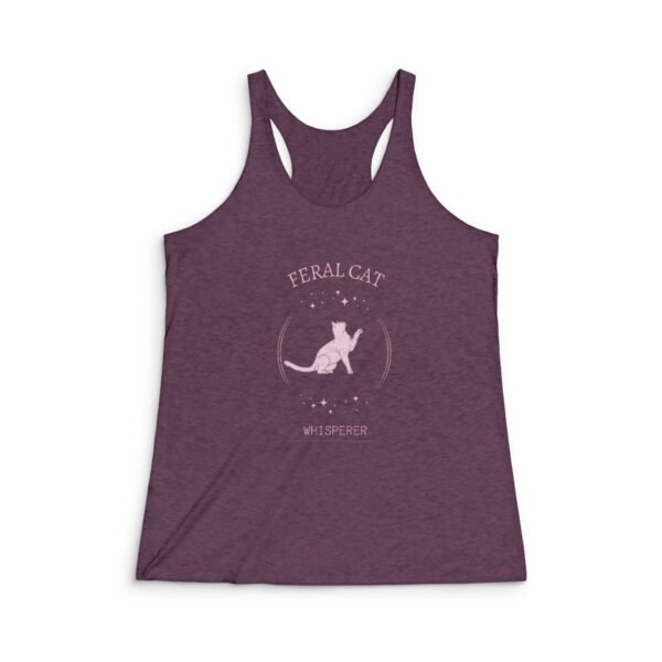 Feral Cat Whisperer Women’s Fitted Tank - Image 5