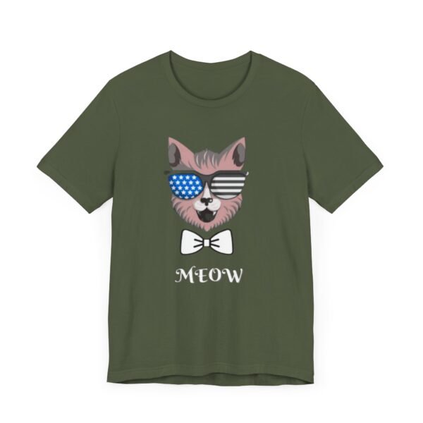 Meow Unisex Jersey Short Sleeve Tee - Image 11