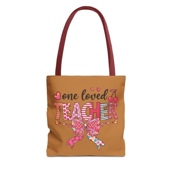 One Loved Teacher Tote Bag, Appreciation Gift for Educators, Cute Teacher Bag, Back to School Tote, Classroom Essentials, Teacher - Image 13