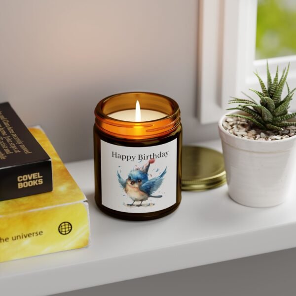 🎂 Happy Birthday, Baby Bluebird – Premium Scented Candle (4oz or 9oz) - Image 115