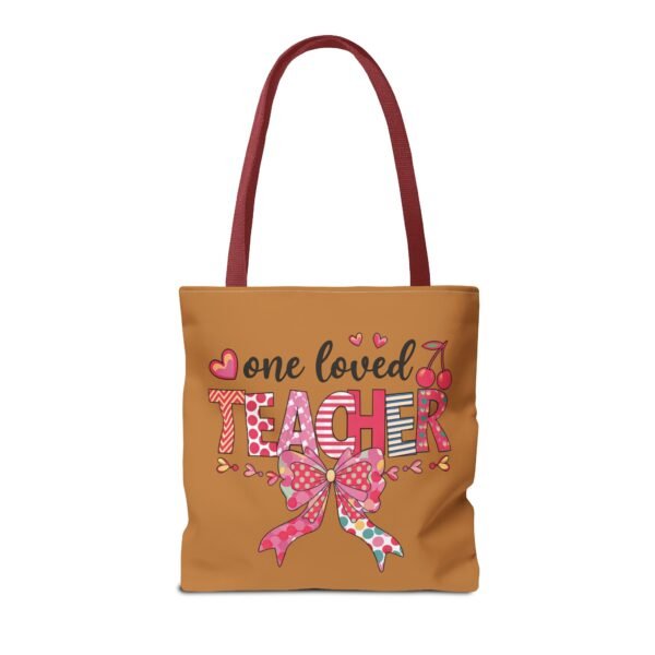 One Loved Teacher Tote Bag, Appreciation Gift for Educators, Cute Teacher Bag, Back to School Tote, Classroom Essentials, Teacher - Image 18