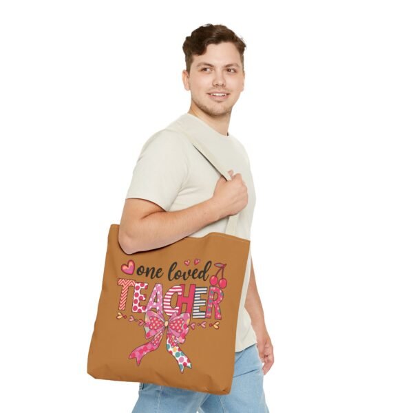 One Loved Teacher Tote Bag, Appreciation Gift for Educators, Cute Teacher Bag, Back to School Tote, Classroom Essentials, Teacher - Image 47