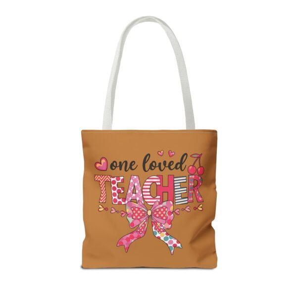 One Loved Teacher Tote Bag, Appreciation Gift for Educators, Cute Teacher Bag, Back to School Tote, Classroom Essentials, Teacher - Image 30