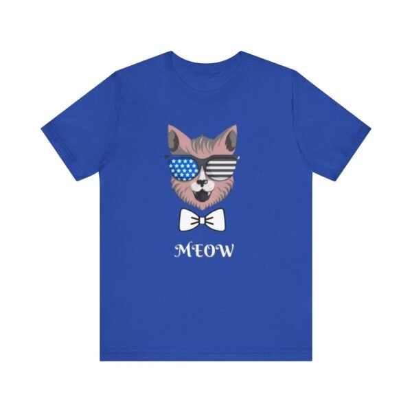 Meow Unisex Jersey Short Sleeve Tee - Image 17