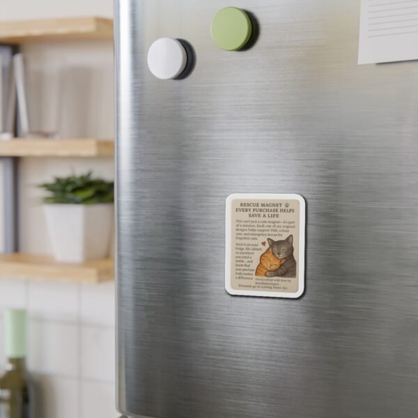 Cat Rescue Die-Cut Magnets - Support TNR & Save Lives - Perfect for Cat Lovers! - Image 9