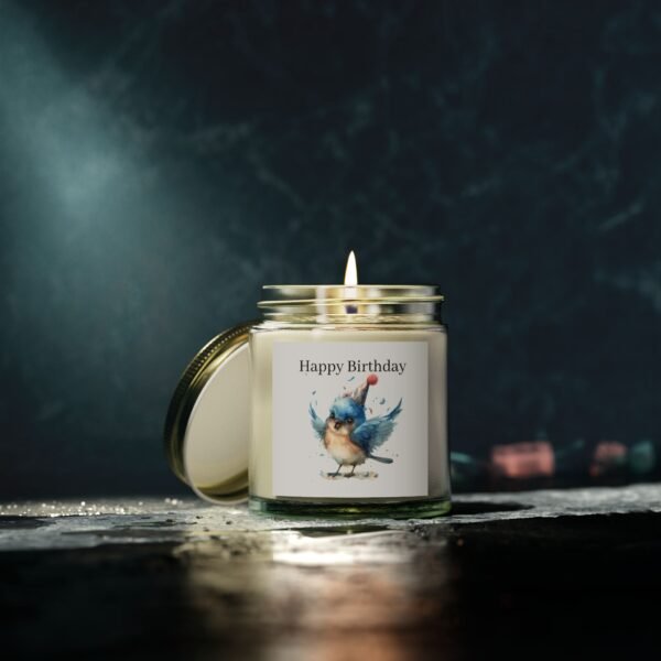 🎂 Happy Birthday, Baby Bluebird – Premium Scented Candle (4oz or 9oz) - Image 4