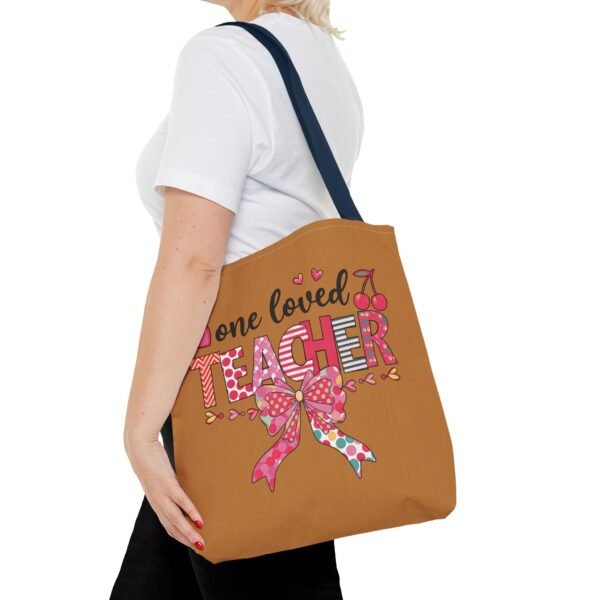 One Loved Teacher Tote Bag, Appreciation Gift for Educators, Cute Teacher Bag, Back to School Tote, Classroom Essentials, Teacher - Image 56