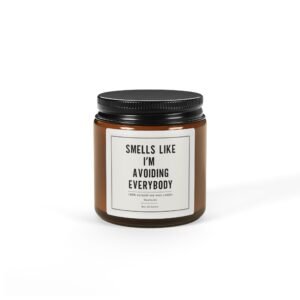 Smells Like I'm Avoiding Everyone - Funny Candle, Personalized Scented Candle, Gift for Introverts, Sarcastic Humor Decor