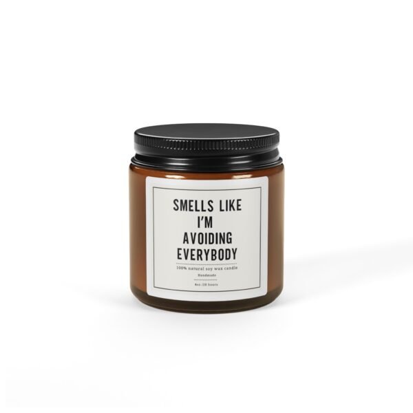 Smells Like I'm Avoiding Everyone - Funny Candle, Personalized Scented Candle, Gift for Introverts, Sarcastic Humor Decor