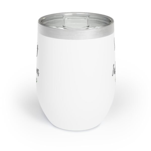 Chill Wine Tumbler - Insulated Stemless Wine Glass, Perfect for Relaxing Evenings, Gifts for Wine Lovers, Bridal Showers, Housewarming, or - Image 3