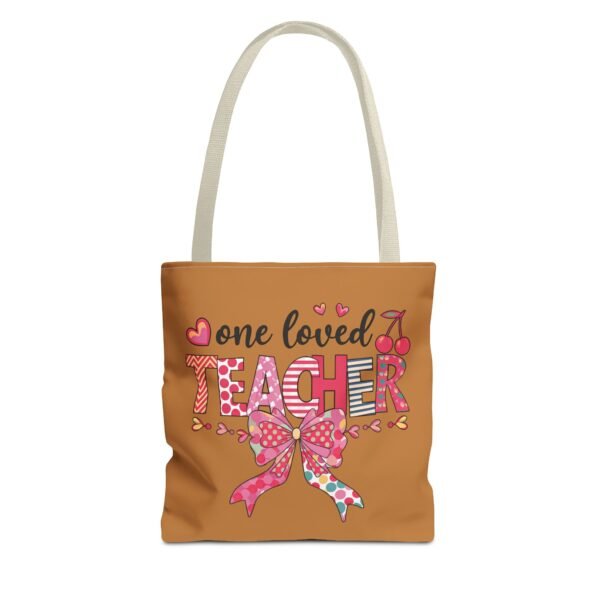 One Loved Teacher Tote Bag, Appreciation Gift for Educators, Cute Teacher Bag, Back to School Tote, Classroom Essentials, Teacher - Image 37