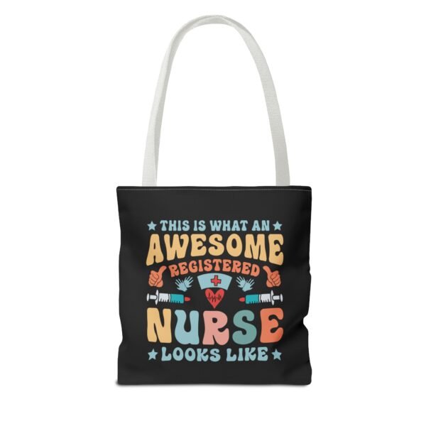 Awesome Nurse Tote Bag - Perfect Gift for Nurses, Healthcare Workers, Appreciation, Birthday, Everyday Use, Fun, Colorful Design - Image 26