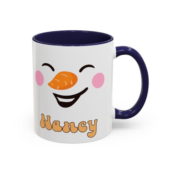 🎄 Custom Holiday Accent Coffee Mug – 11oz | Festive Two-Tone Ceramic Gift - Image 6