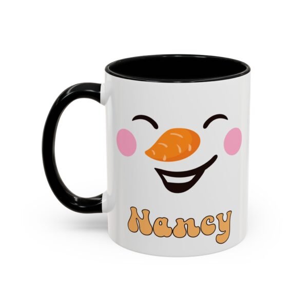 🎄 Custom Holiday Accent Coffee Mug – 11oz | Festive Two-Tone Ceramic Gift - Image 3