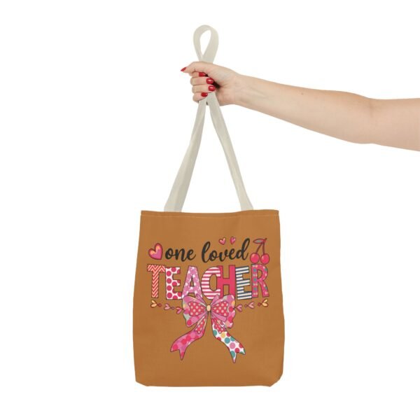 One Loved Teacher Tote Bag, Appreciation Gift for Educators, Cute Teacher Bag, Back to School Tote, Classroom Essentials, Teacher - Image 40