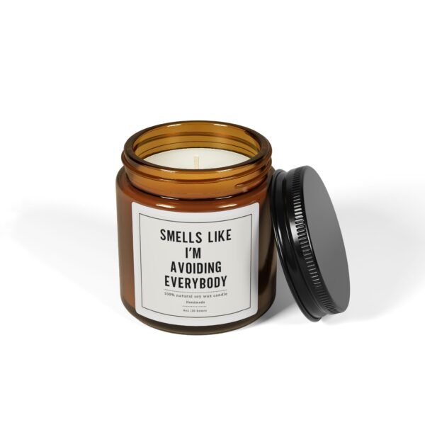 Smells Like I'm Avoiding Everyone - Funny Candle, Personalized Scented Candle, Gift for Introverts, Sarcastic Humor Decor - Image 2