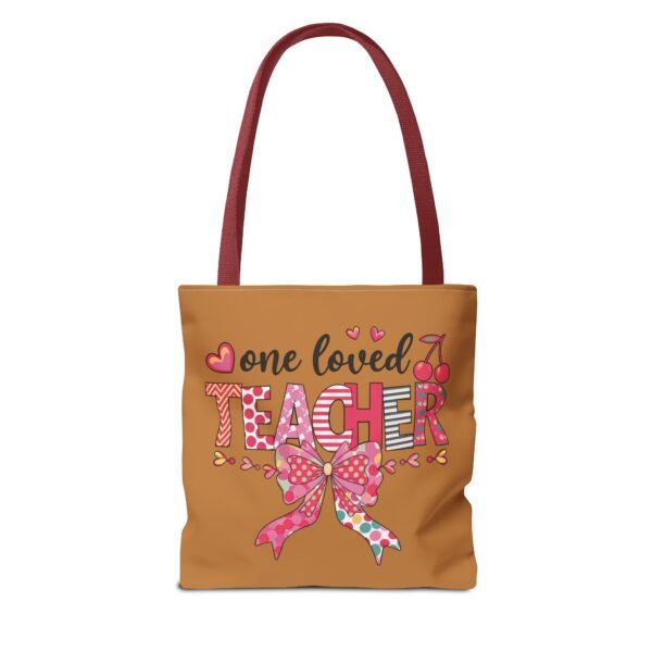 One Loved Teacher Tote Bag, Appreciation Gift for Educators, Cute Teacher Bag, Back to School Tote, Classroom Essentials, Teacher - Image 14