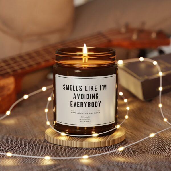 Smells Like I'm Avoiding Everyone - Funny Candle, Personalized Scented Candle, Gift for Introverts, Sarcastic Humor Decor - Image 7