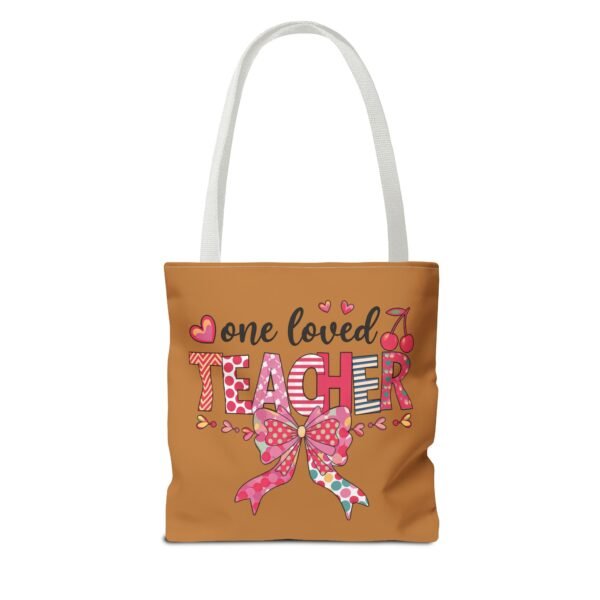 One Loved Teacher Tote Bag, Appreciation Gift for Educators, Cute Teacher Bag, Back to School Tote, Classroom Essentials, Teacher - Image 26